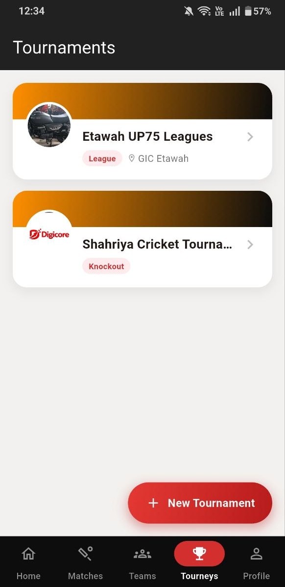 Tournament Dashboard